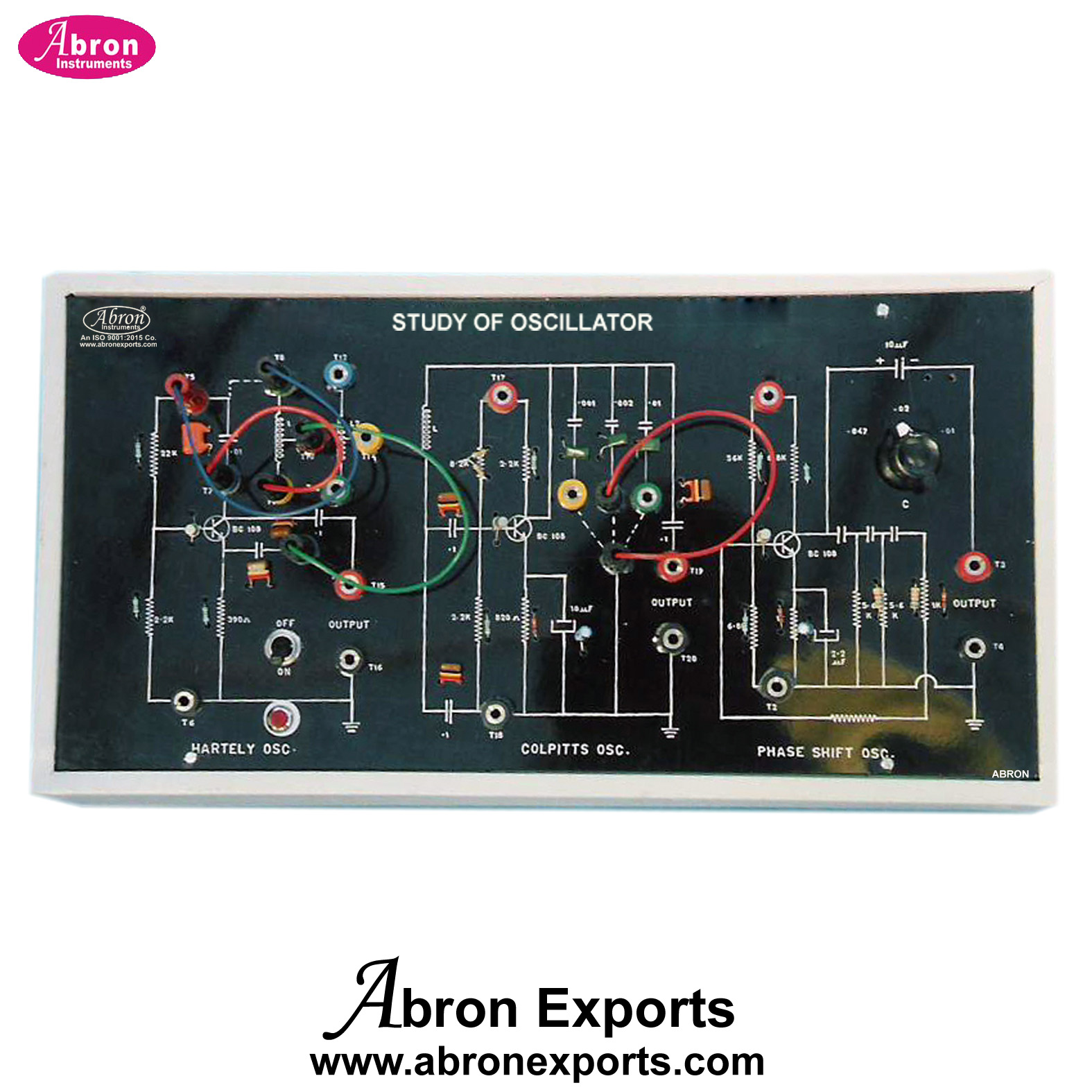 ETB Study of Oscillator Hartley Colpits Phase Shift Output to Study on CRO Training Board Supply Abron AE-1258HCP 